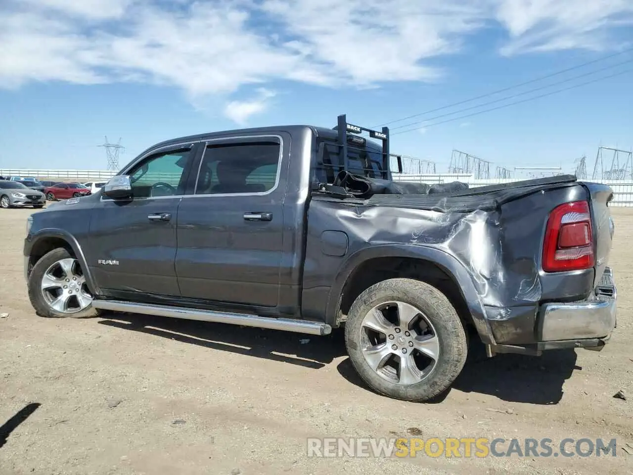 2 Photograph of a damaged car 1C6SRFJM0MN836037 RAM 1500 2021
