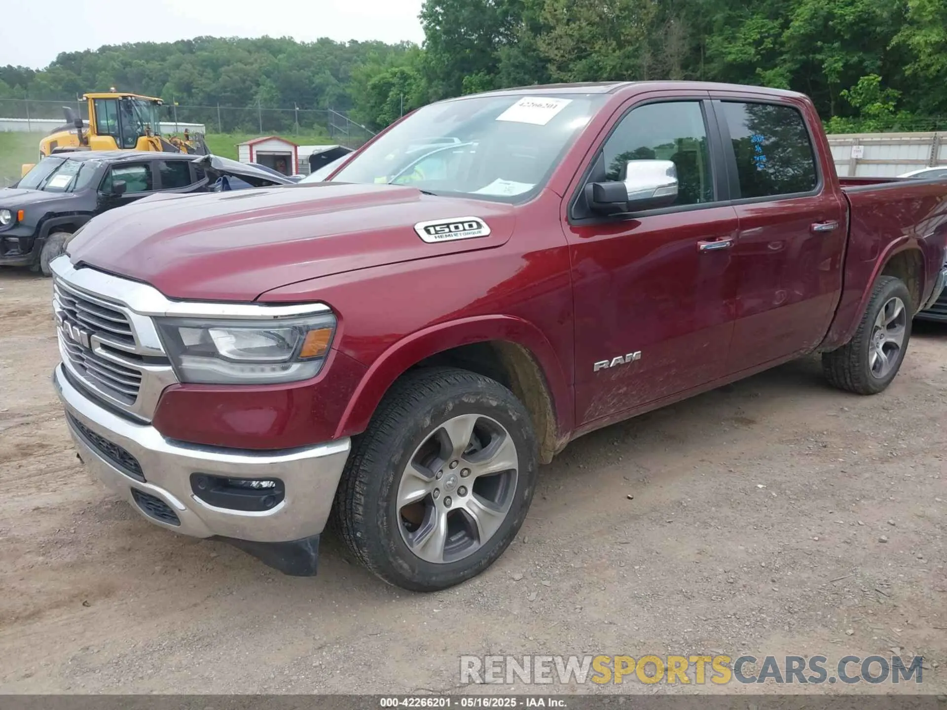 2 Photograph of a damaged car 1C6SRFJT0MN784724 RAM 1500 2021