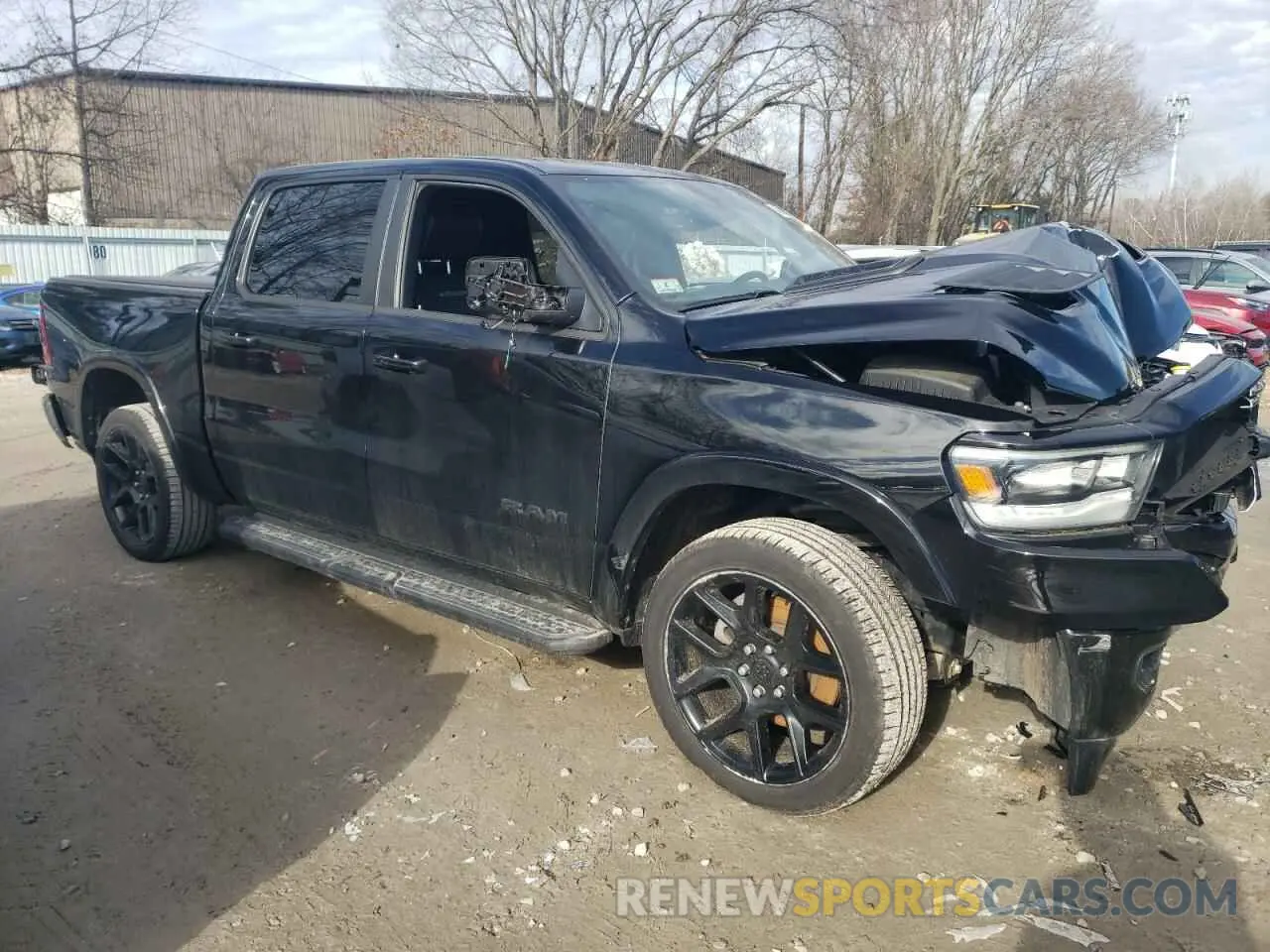 4 Photograph of a damaged car 1C6SRFJT1MN613061 RAM 1500 2021