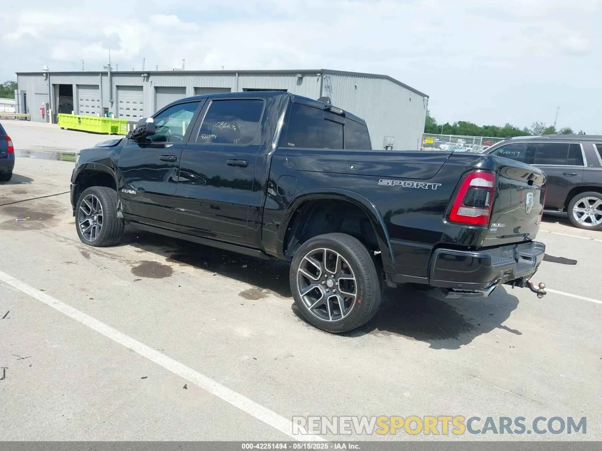 3 Photograph of a damaged car 1C6SRFJT1MN627705 RAM 1500 2021