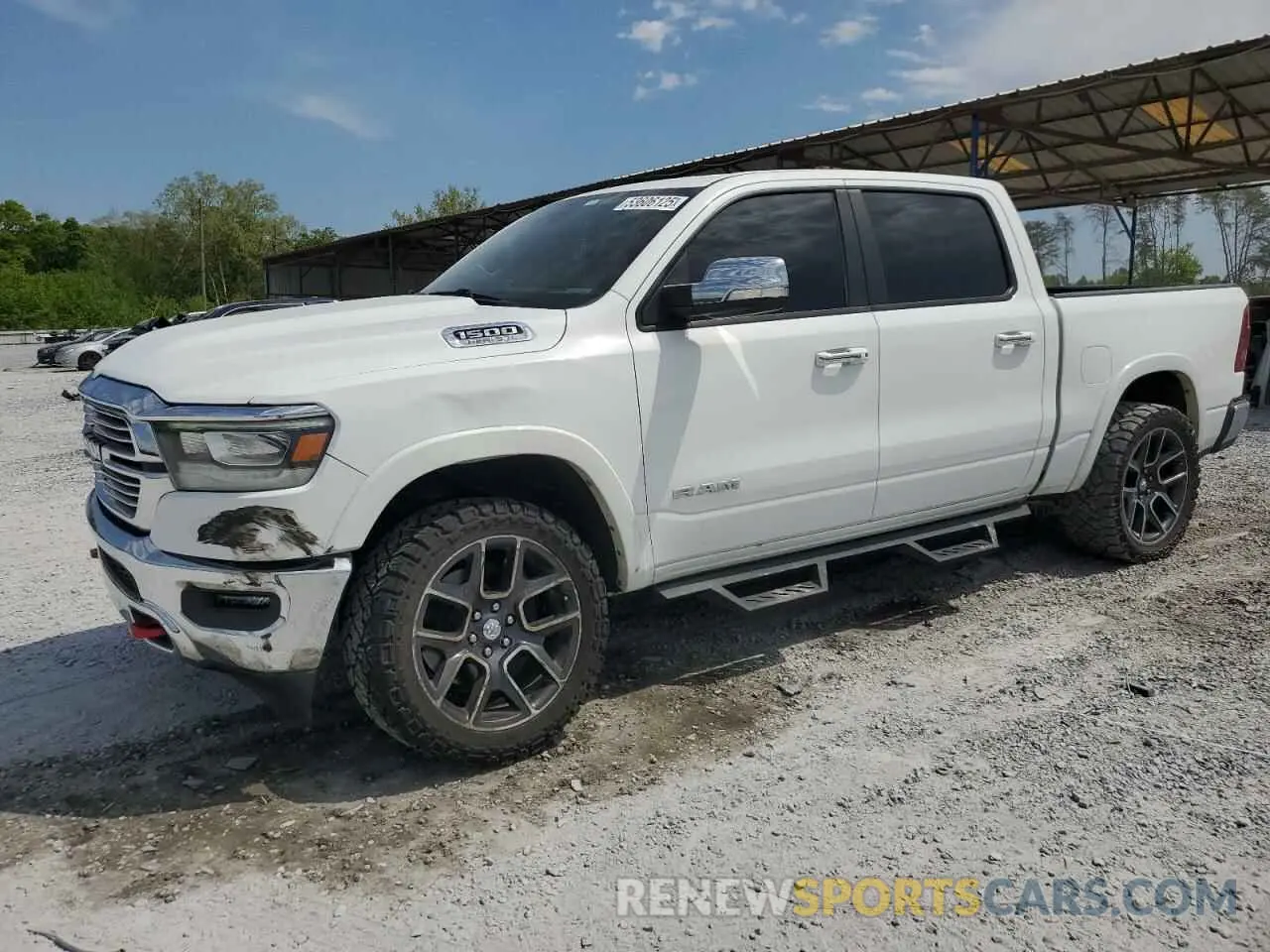 1 Photograph of a damaged car 1C6SRFJT1MN632614 RAM 1500 2021