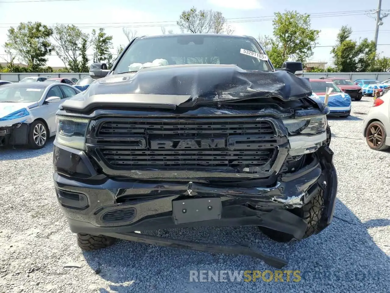5 Photograph of a damaged car 1C6SRFJT1MN823126 RAM 1500 2021