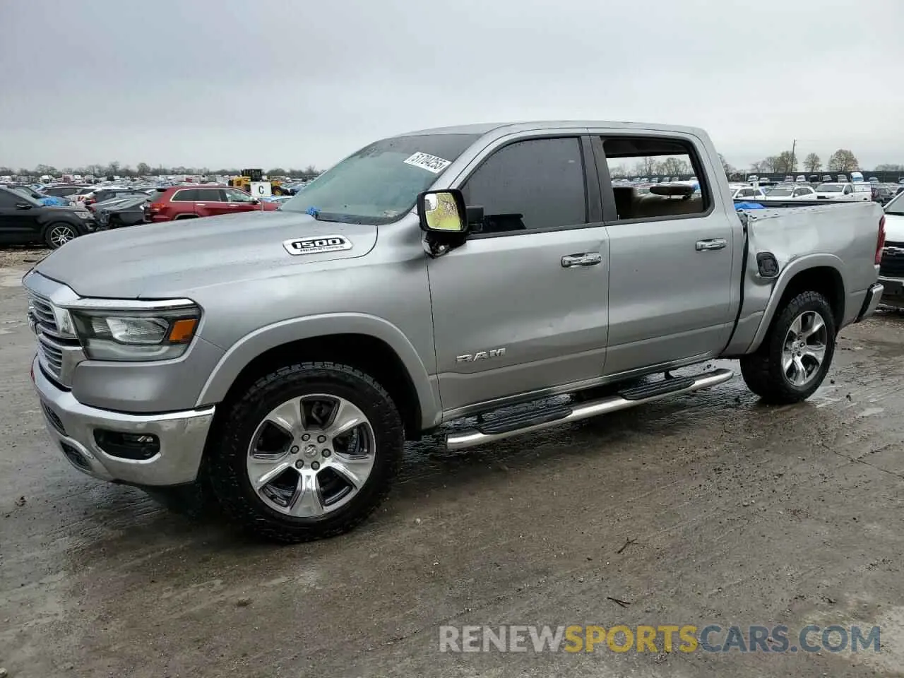 1 Photograph of a damaged car 1C6SRFJT3MN636051 RAM 1500 2021