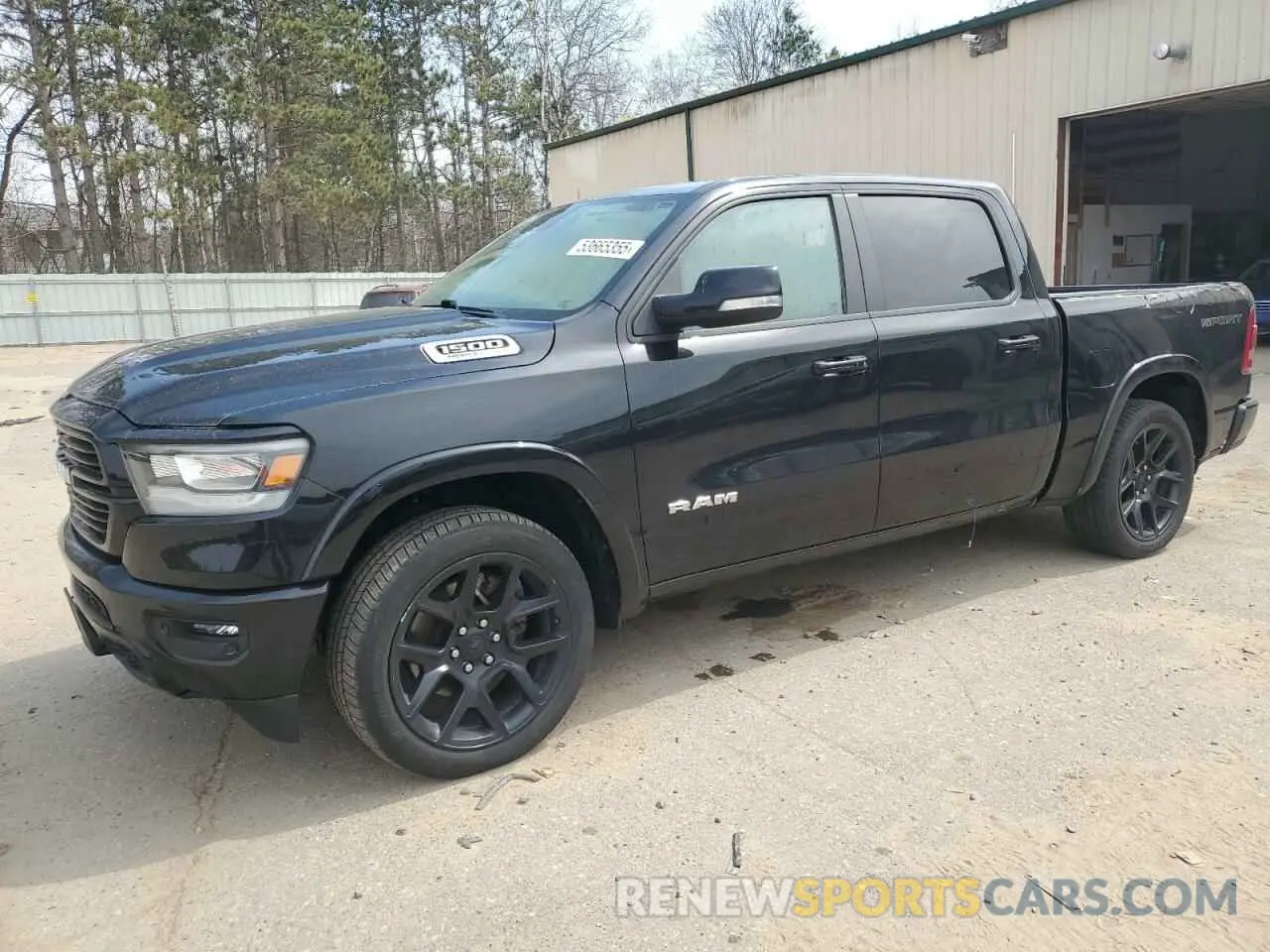 1 Photograph of a damaged car 1C6SRFJT3MN649527 RAM 1500 2021
