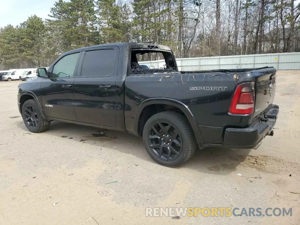 2 Photograph of a damaged car 1C6SRFJT3MN649527 RAM 1500 2021
