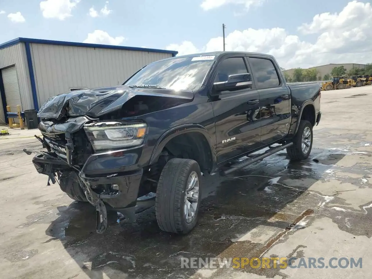 1 Photograph of a damaged car 1C6SRFJT3MN792252 RAM 1500 2021