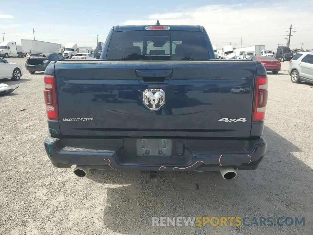 6 Photograph of a damaged car 1C6SRFJT3MN808479 RAM 1500 2021