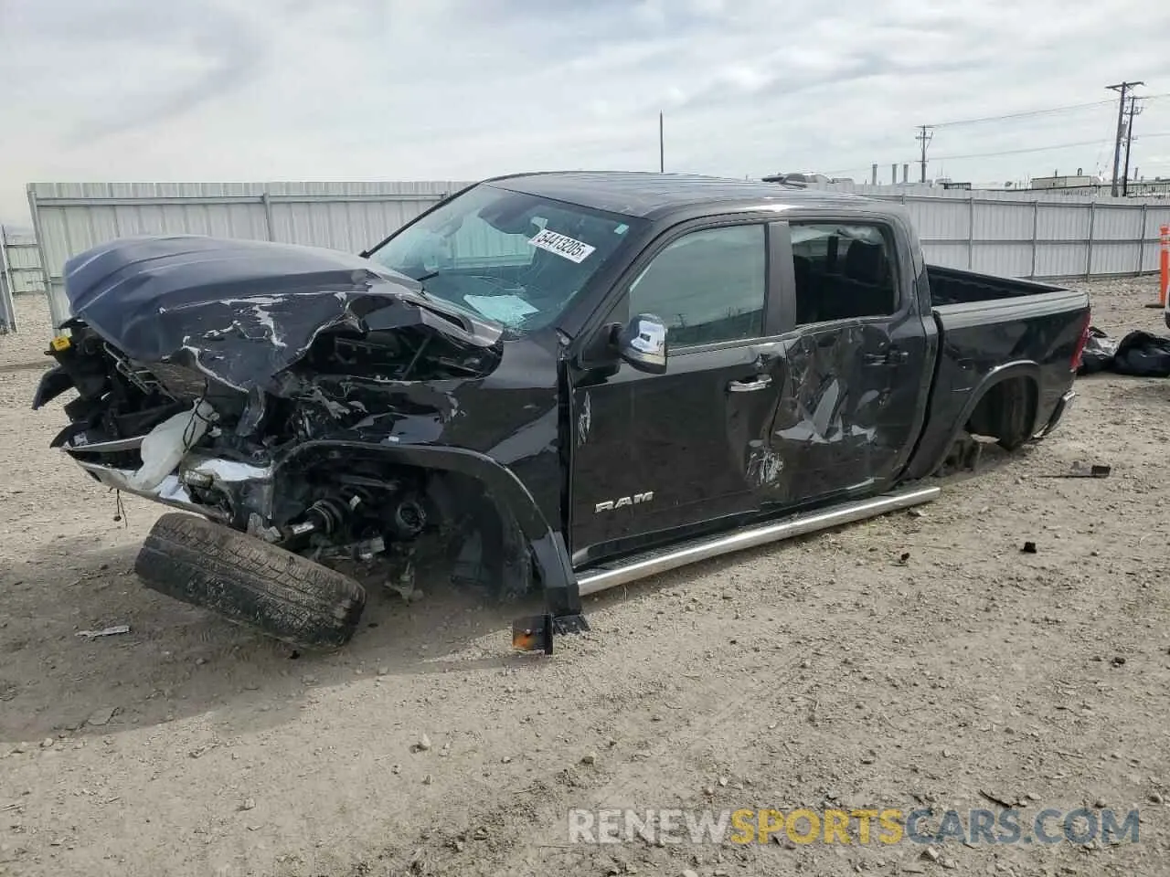 1 Photograph of a damaged car 1C6SRFJT5MN560817 RAM 1500 2021