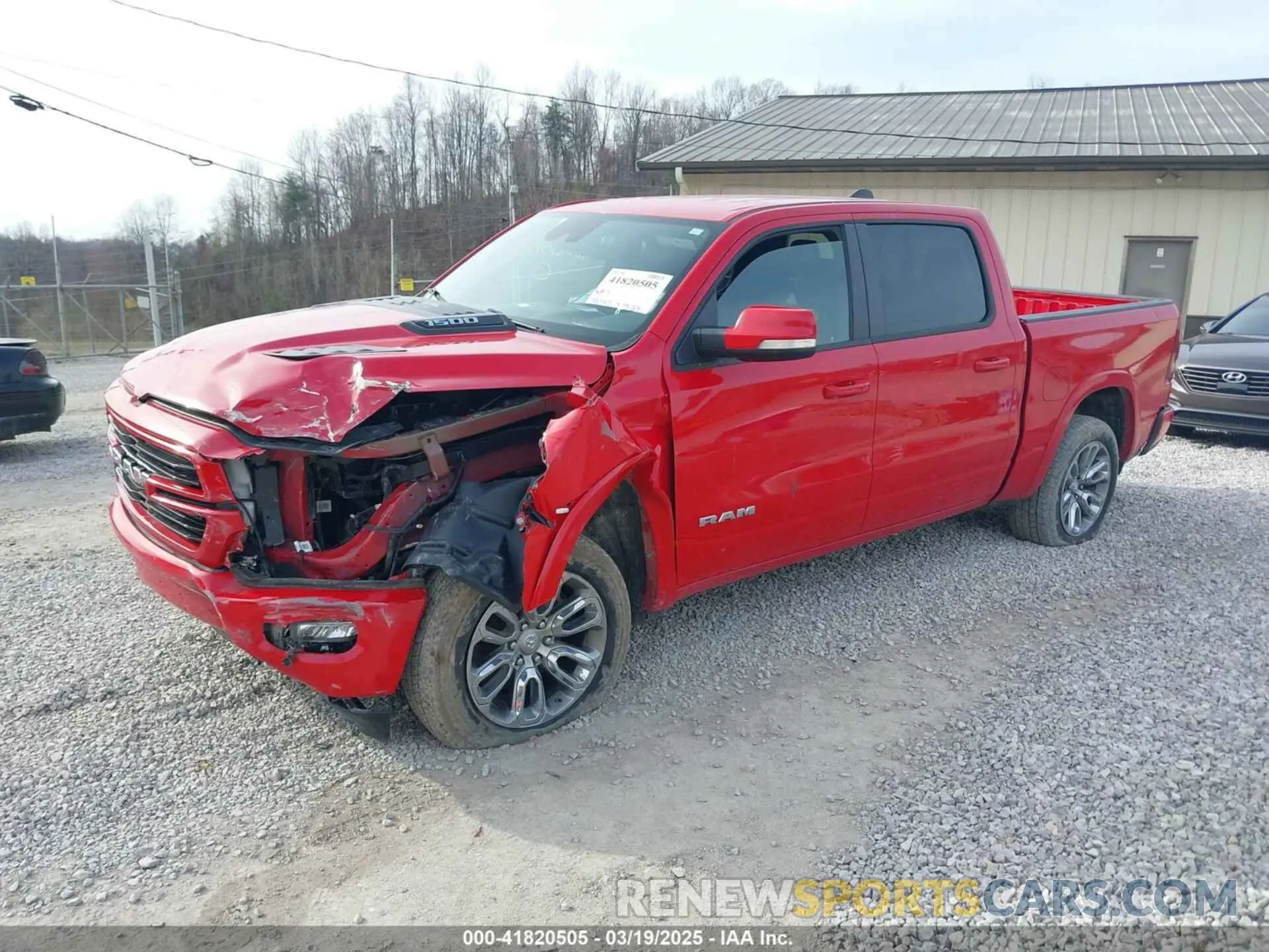 2 Photograph of a damaged car 1C6SRFJT5MN716600 RAM 1500 2021