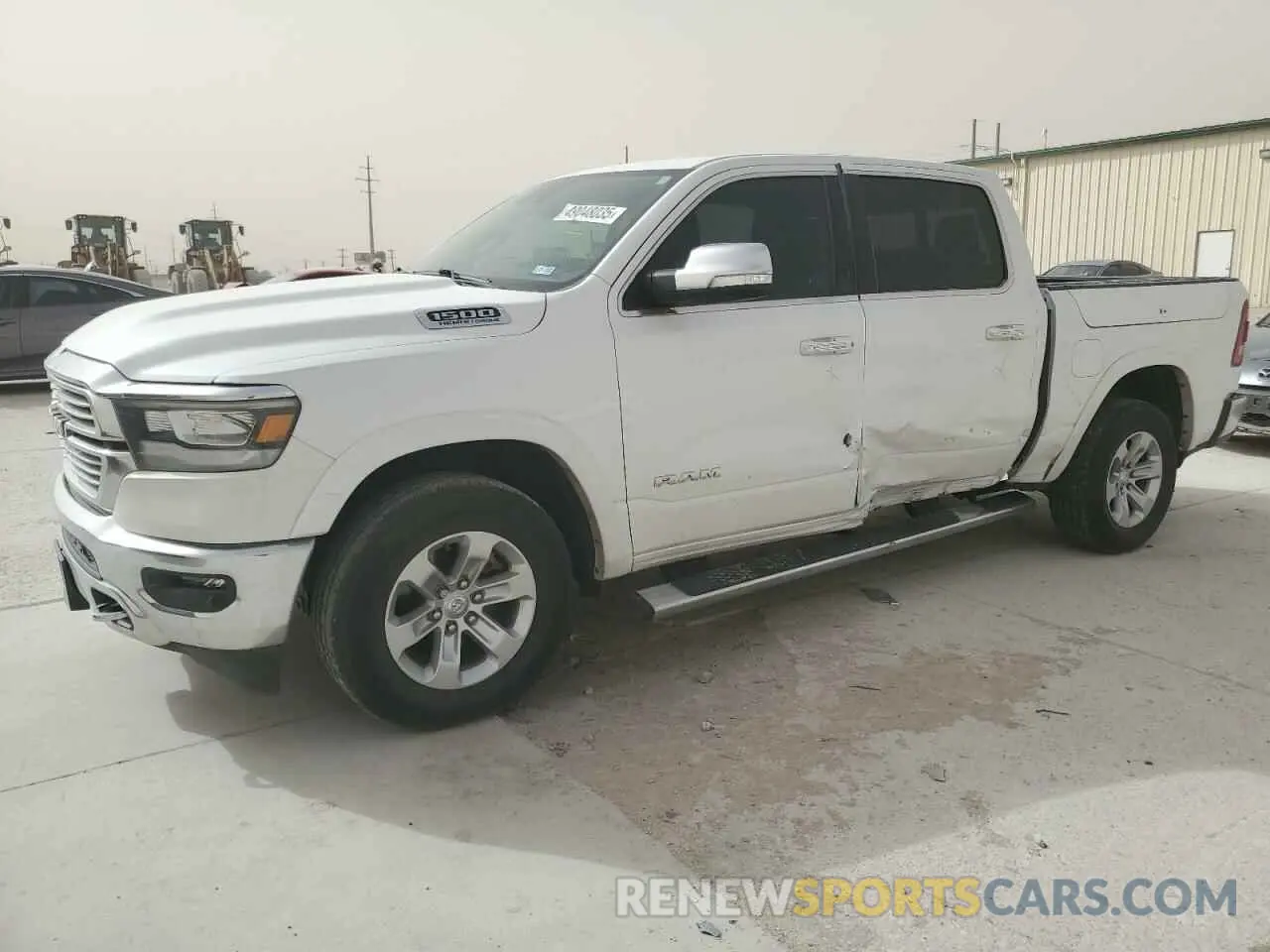 1 Photograph of a damaged car 1C6SRFJT5MN809584 RAM 1500 2021