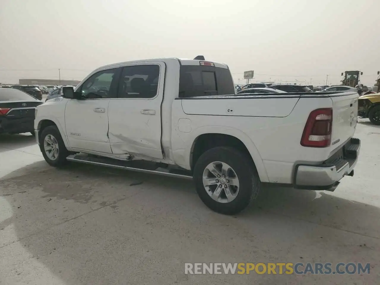 2 Photograph of a damaged car 1C6SRFJT5MN809584 RAM 1500 2021