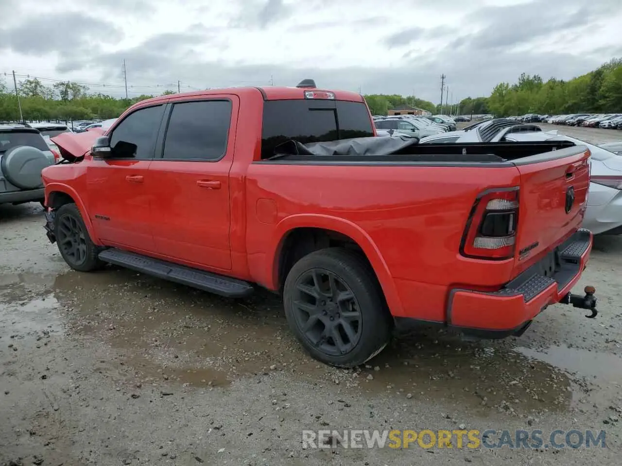2 Photograph of a damaged car 1C6SRFJT6MN704181 RAM 1500 2021