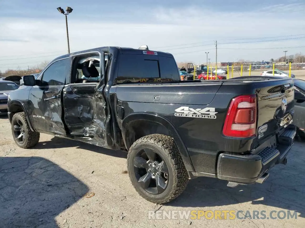 2 Photograph of a damaged car 1C6SRFKT3MN514496 RAM 1500 2021