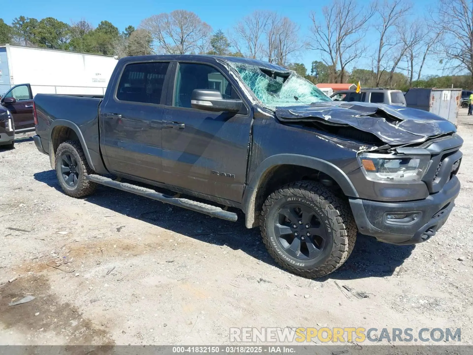 1 Photograph of a damaged car 1C6SRFLT5MN589263 RAM 1500 2021