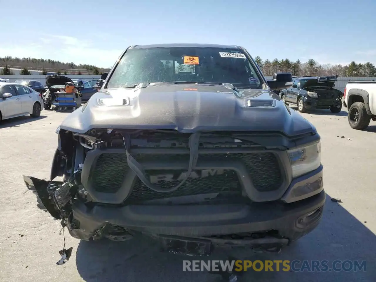 5 Photograph of a damaged car 1C6SRFLTXMN646198 RAM 1500 2021