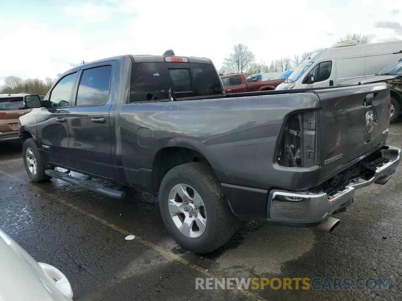 2 Photograph of a damaged car 1C6SRFMT6MN615853 RAM 1500 2021