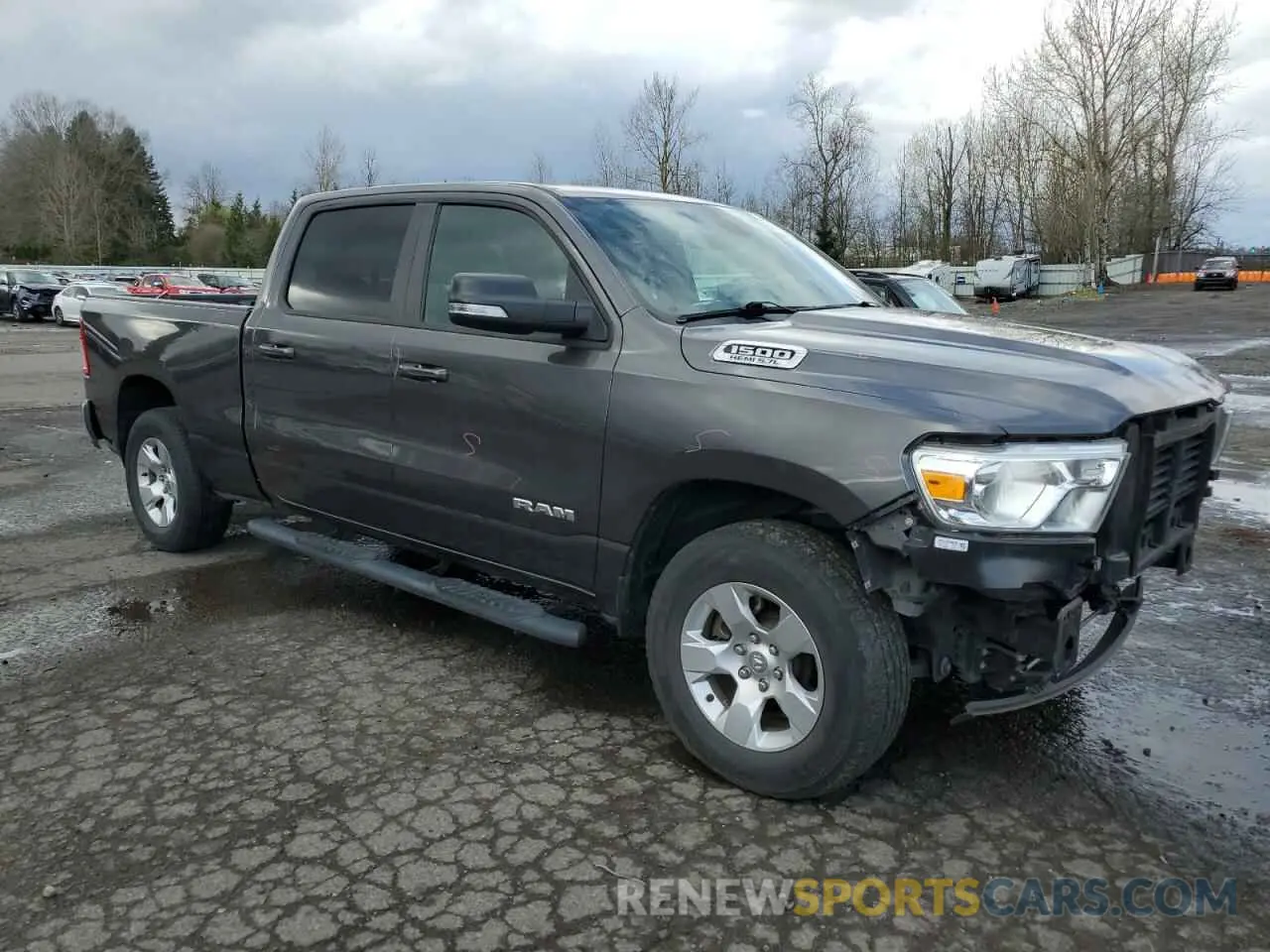 4 Photograph of a damaged car 1C6SRFMT6MN615853 RAM 1500 2021