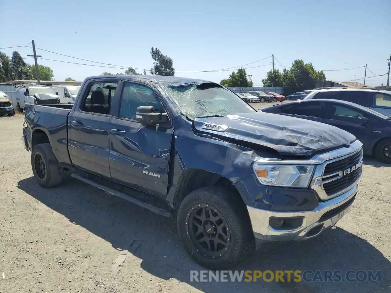 4 Photograph of a damaged car 1C6SRFMTXMN562364 RAM 1500 2021