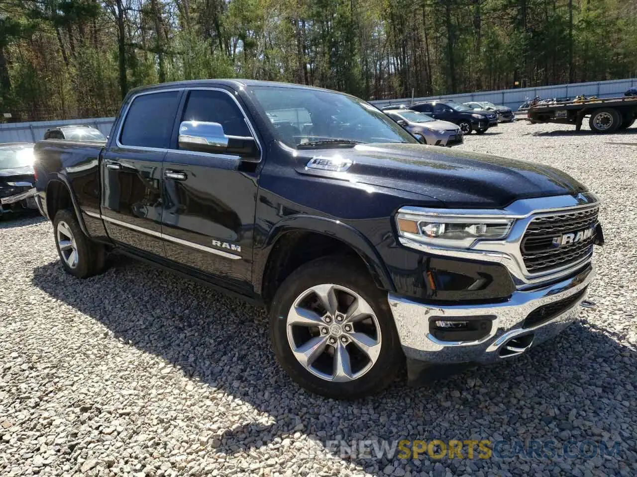 4 Photograph of a damaged car 1C6SRFPT4MN505203 RAM 1500 2021