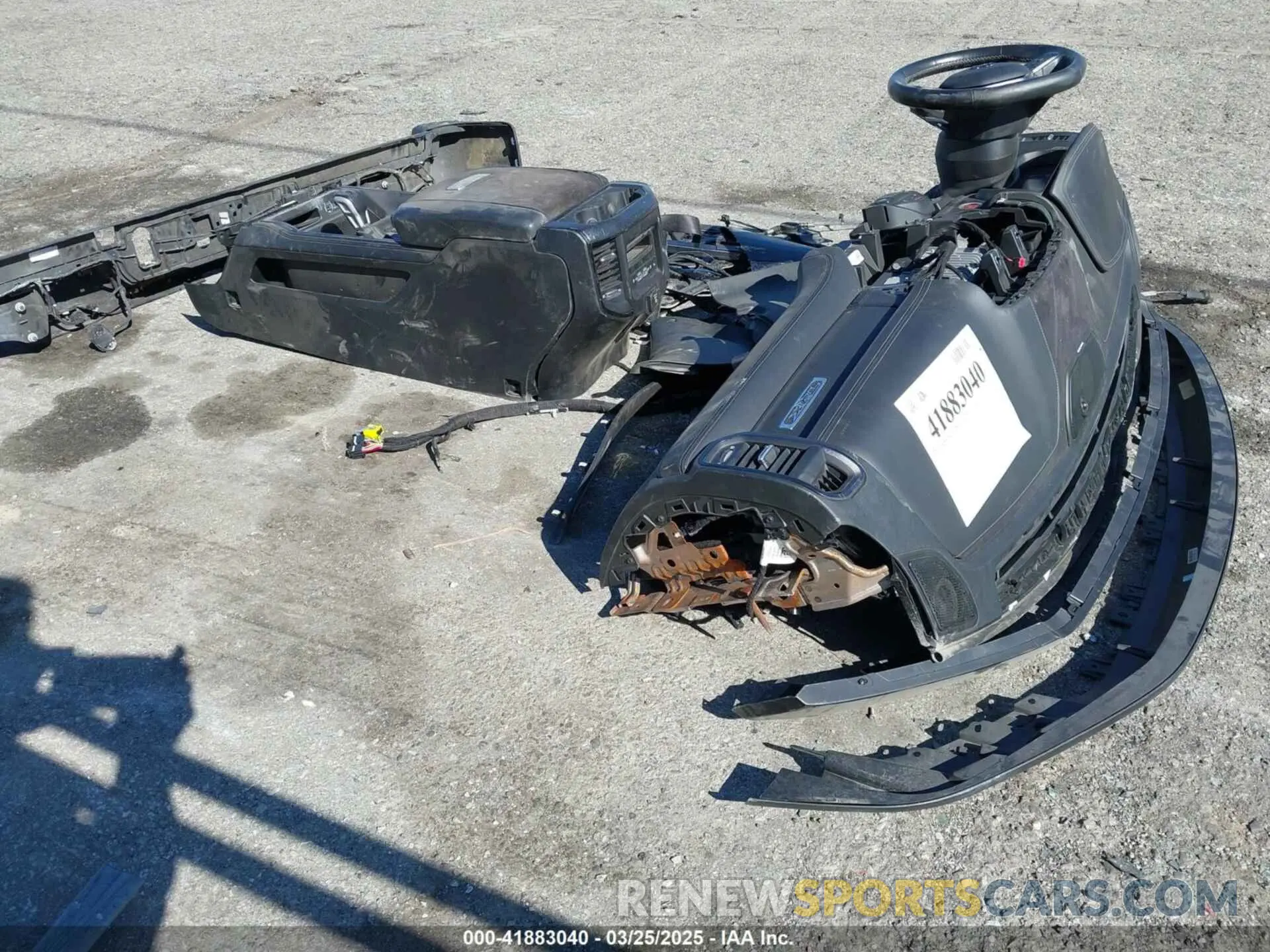 1 Photograph of a damaged car 1C6SRFU93MN803010 RAM 1500 2021