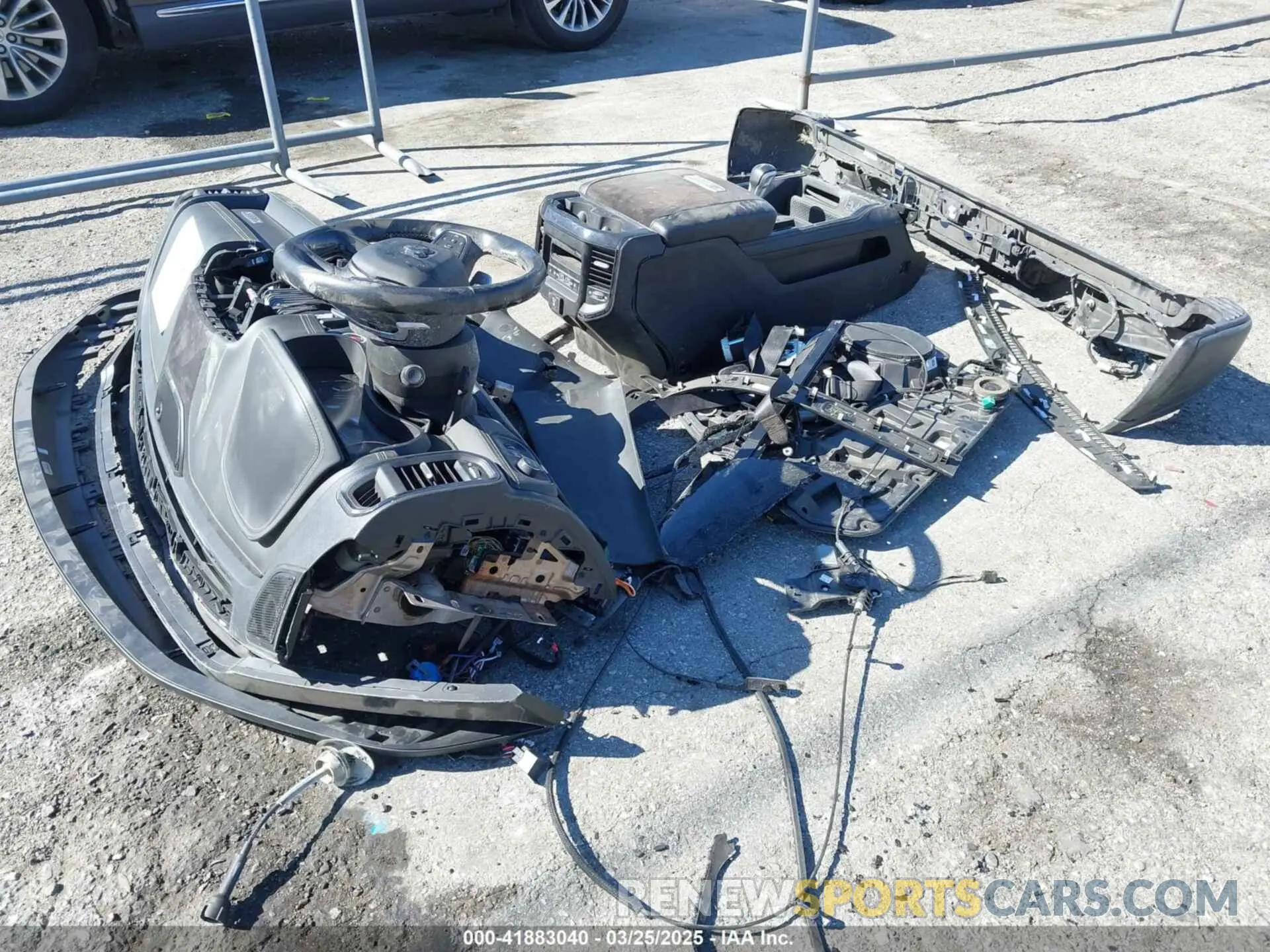 2 Photograph of a damaged car 1C6SRFU93MN803010 RAM 1500 2021