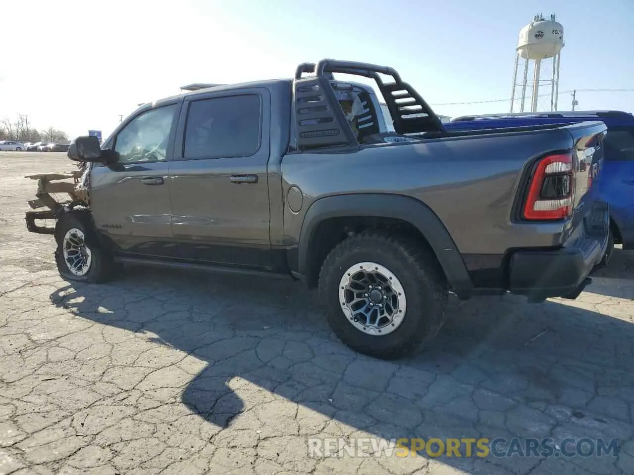 2 Photograph of a damaged car 1C6SRFU94MN684724 RAM 1500 2021