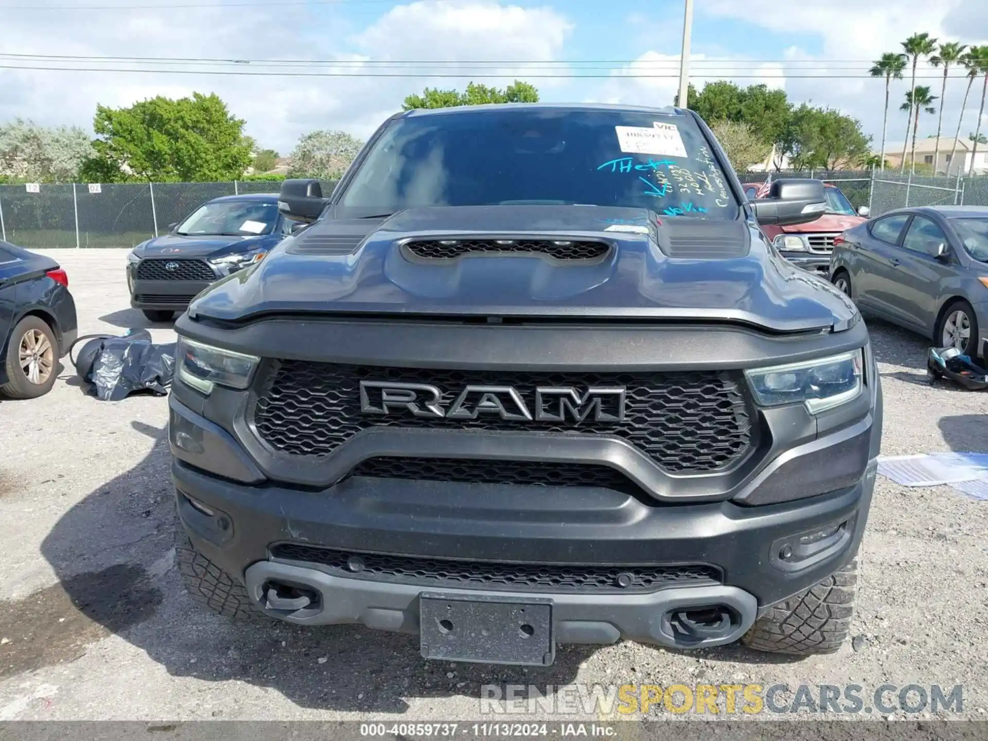 6 Photograph of a damaged car 1C6SRFU99MN738308 RAM 1500 2021