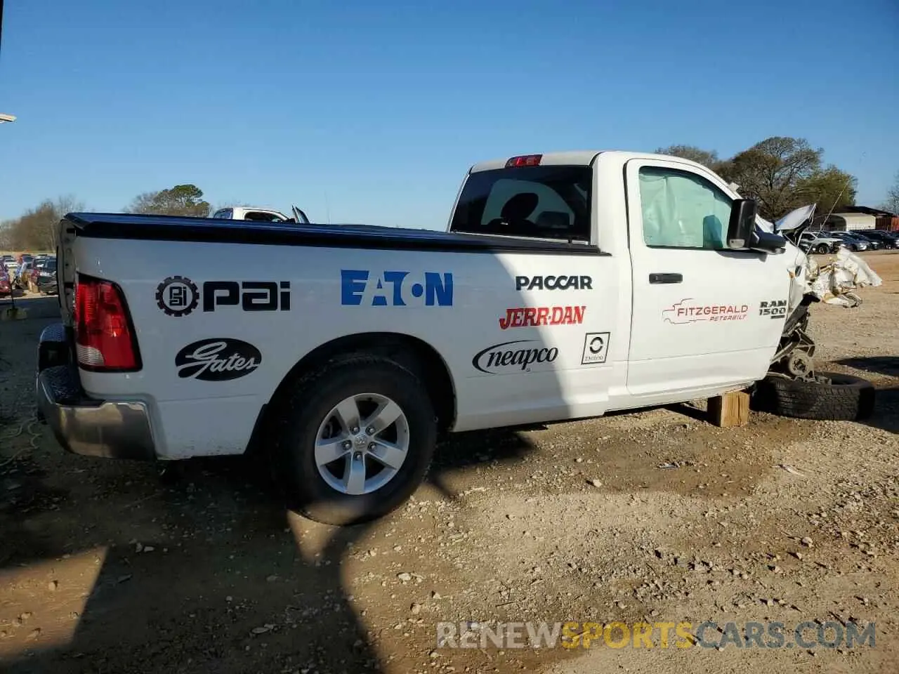 3 Photograph of a damaged car 3C6JR6DG0MG623390 RAM 1500 2021