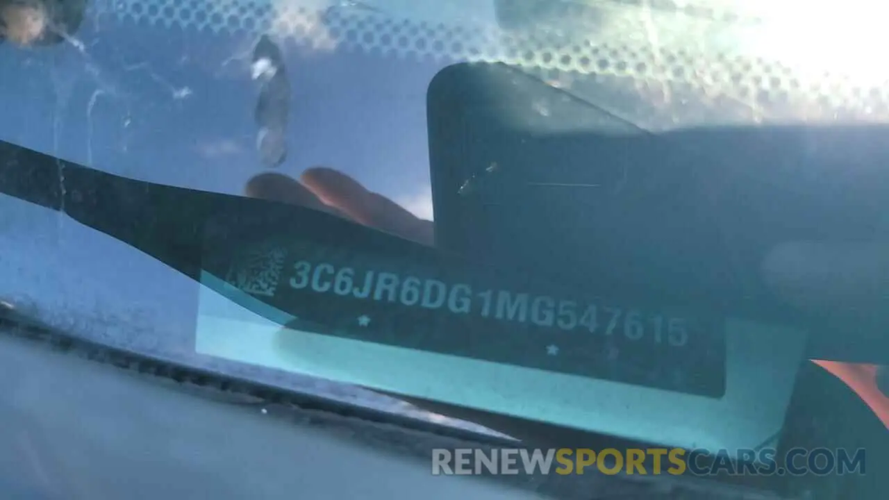 13 Photograph of a damaged car 3C6JR6DG1MG547615 RAM 1500 2021