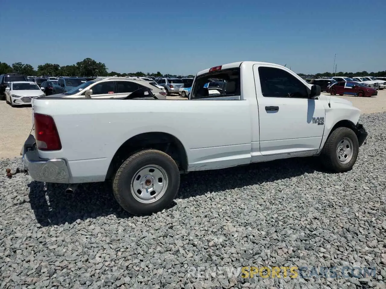 3 Photograph of a damaged car 3C6JR6DG1MG547615 RAM 1500 2021
