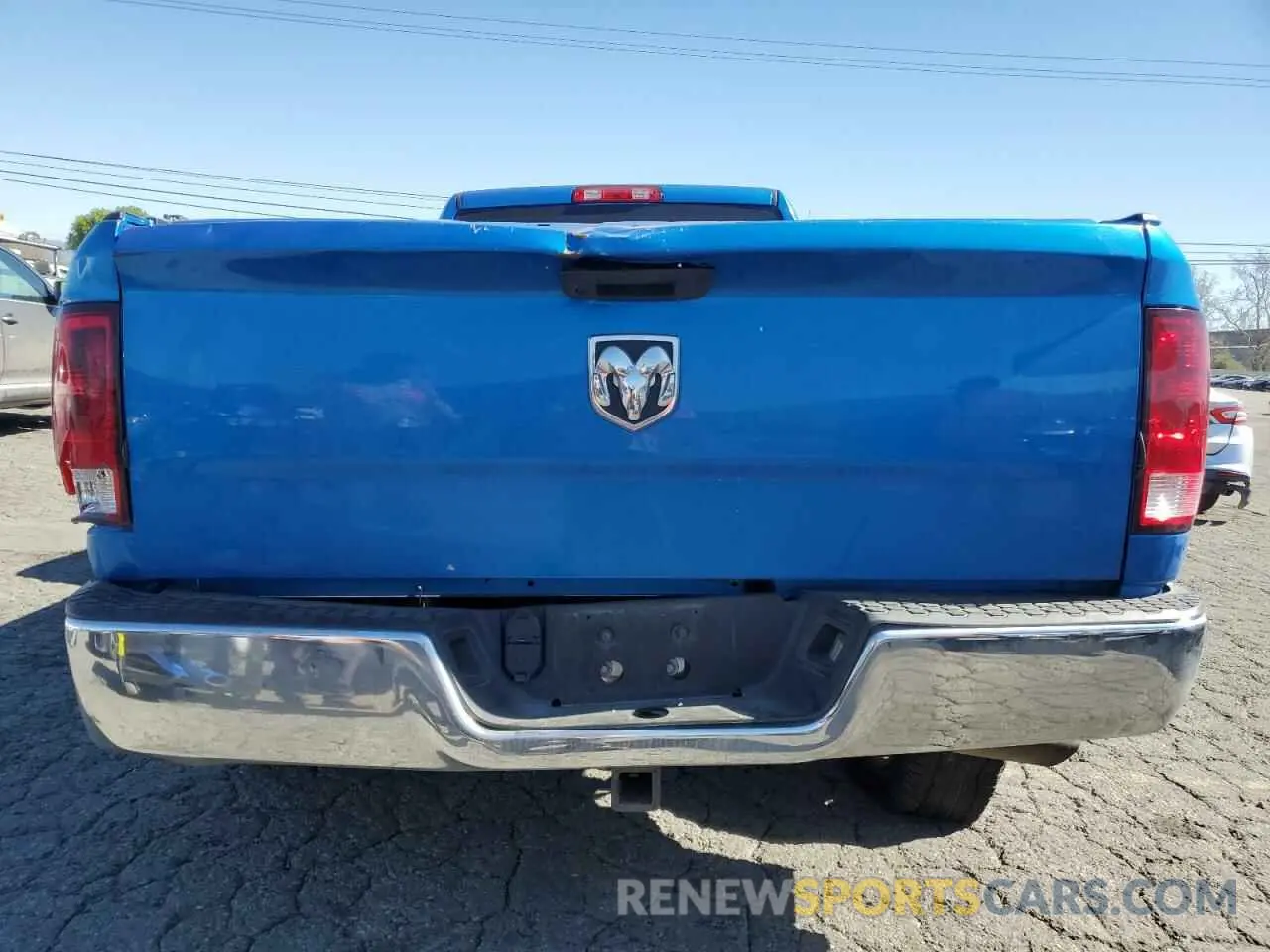 6 Photograph of a damaged car 3C6JR6DT0MG704709 RAM 1500 2021
