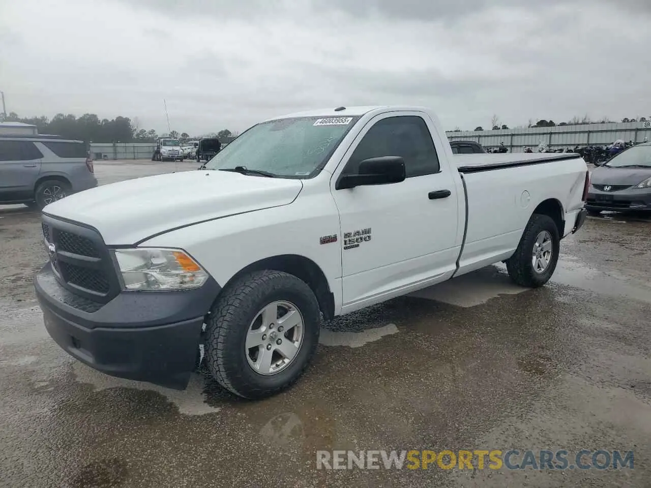1 Photograph of a damaged car 3C6JR6DT1MG703178 RAM 1500 2021