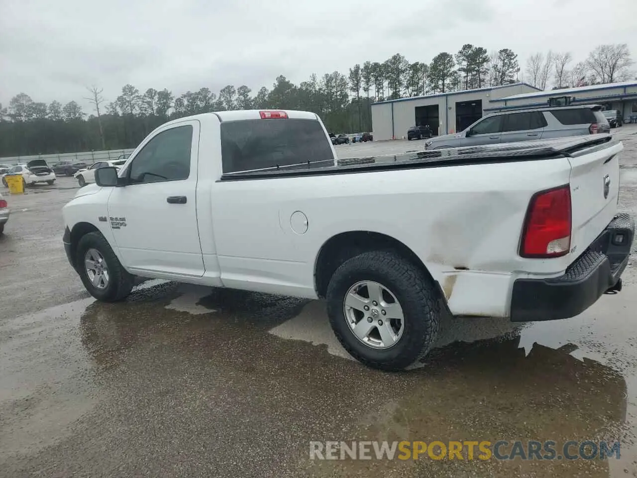 2 Photograph of a damaged car 3C6JR6DT1MG703178 RAM 1500 2021