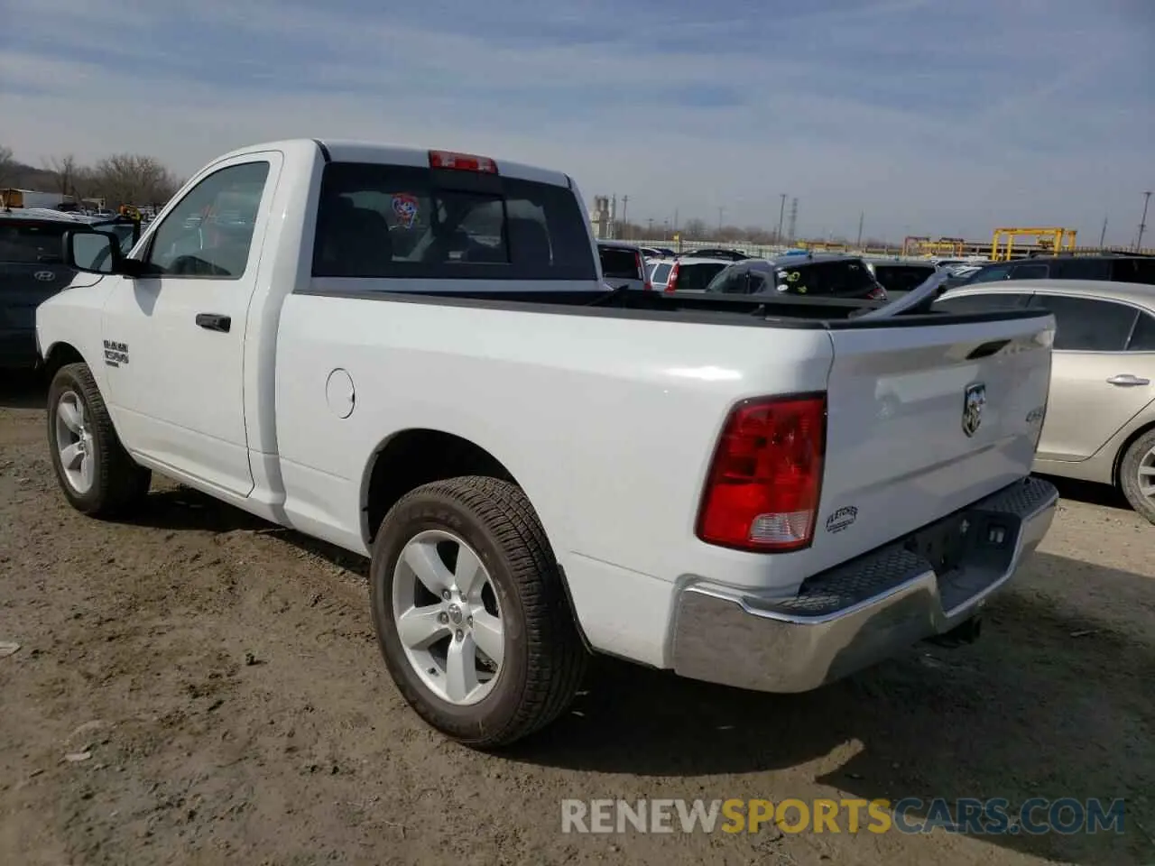 3 Photograph of a damaged car 3C6JR7AG1MG704120 RAM 1500 2021