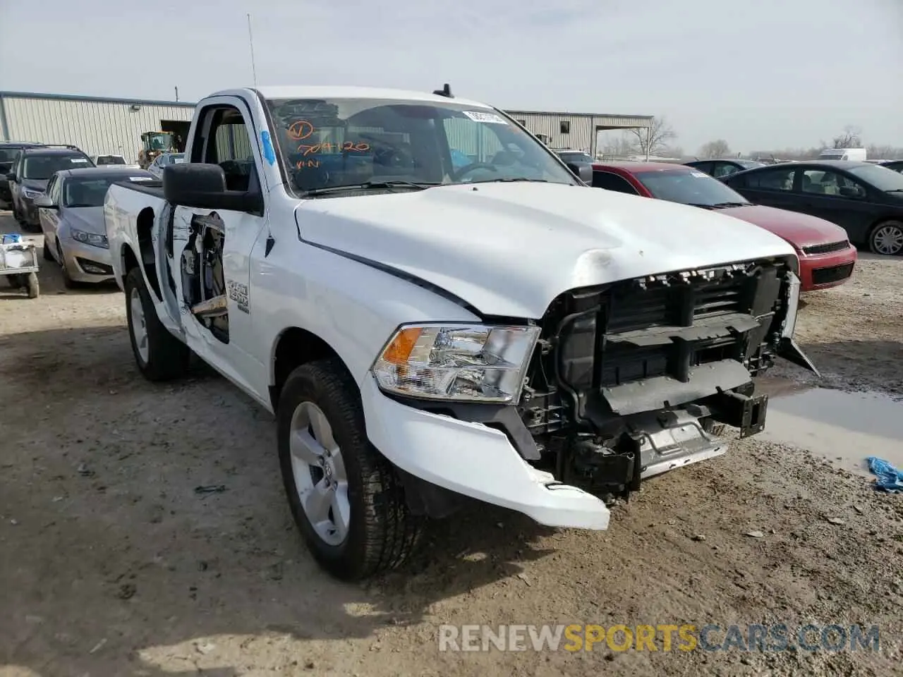 9 Photograph of a damaged car 3C6JR7AG1MG704120 RAM 1500 2021