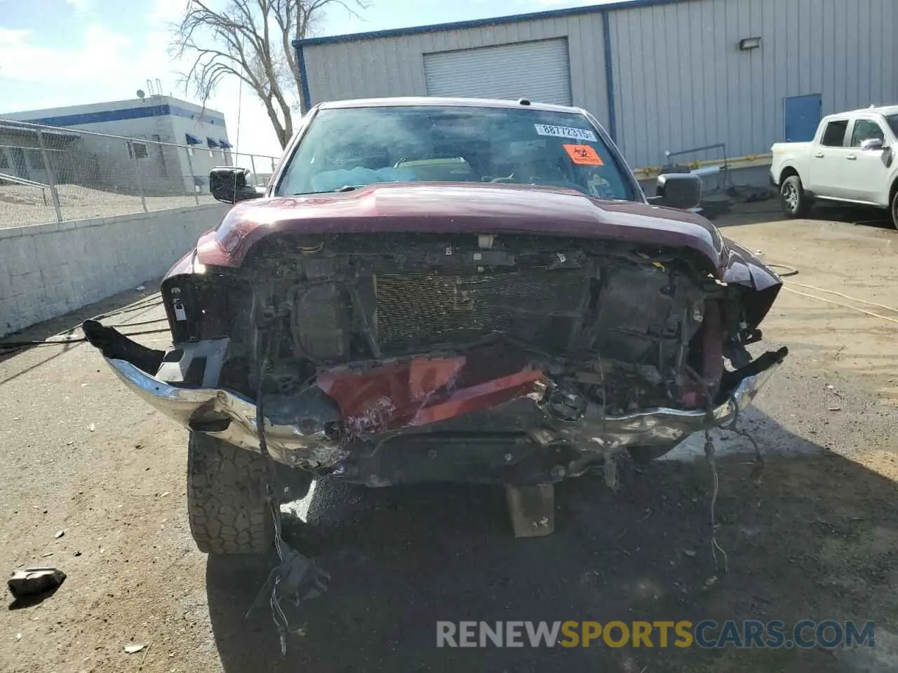 5 Photograph of a damaged car 3C6JR7AG6MG686164 RAM 1500 2021