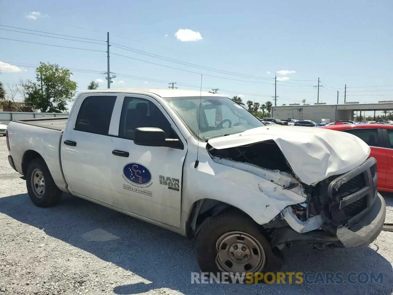 4 Photograph of a damaged car 3C6RR6KG4MG707928 RAM 1500 2021