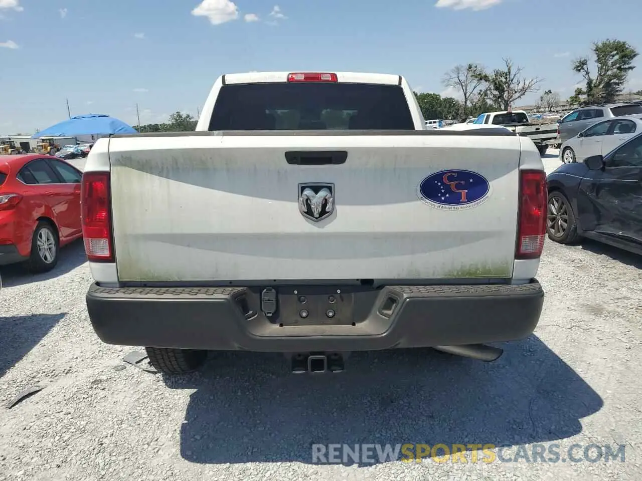 6 Photograph of a damaged car 3C6RR6KG4MG707928 RAM 1500 2021