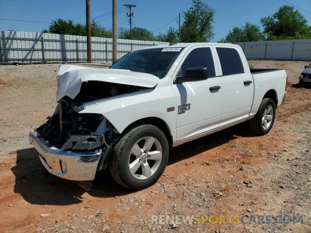 1 Photograph of a damaged car 3C6RR6KT0MG713948 RAM 1500 2021
