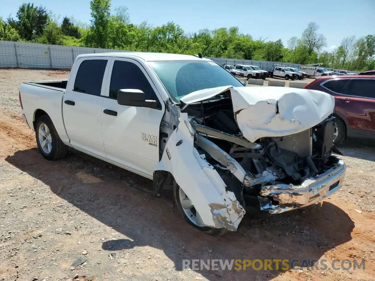 4 Photograph of a damaged car 3C6RR6KT0MG713948 RAM 1500 2021