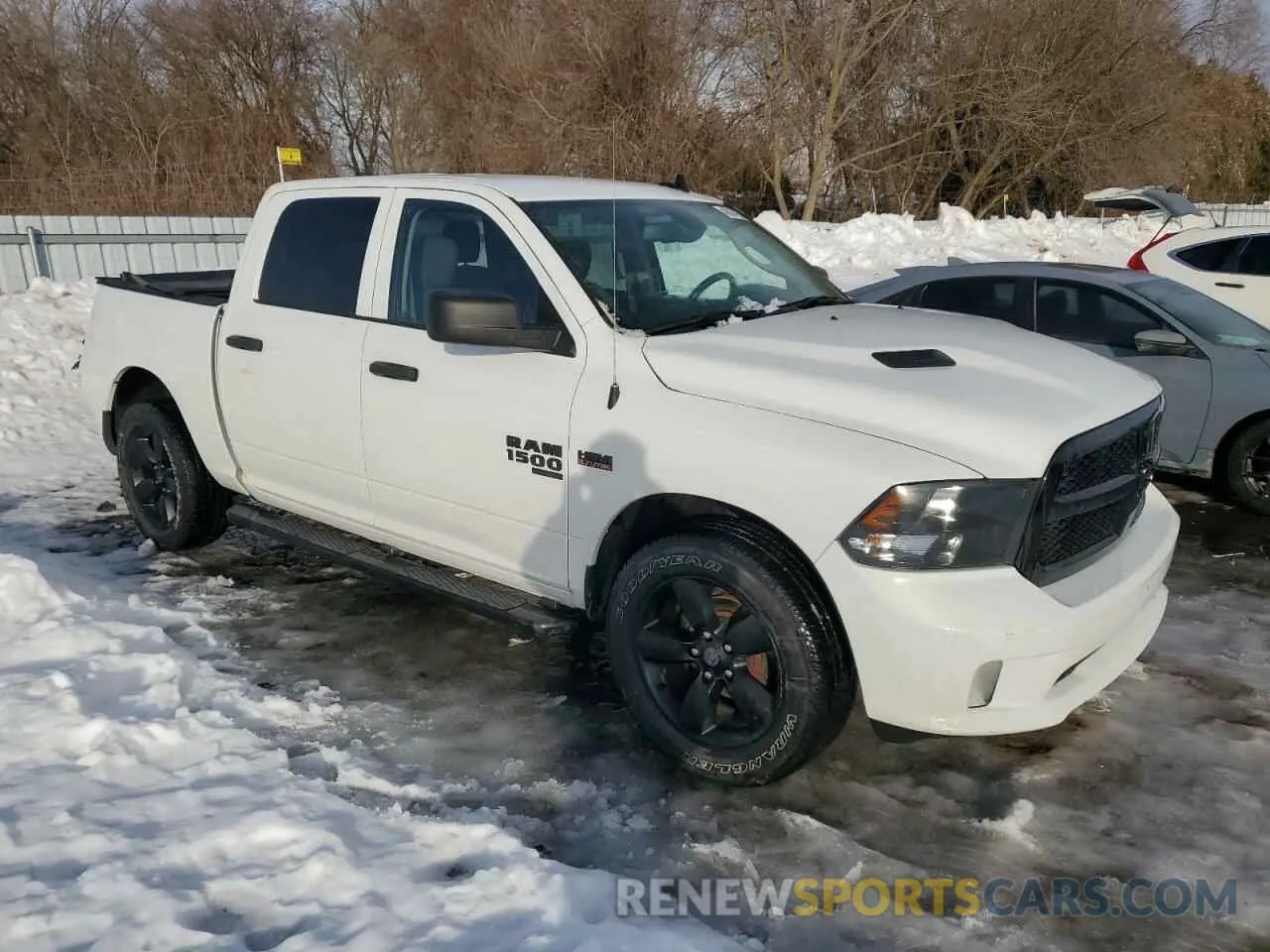 4 Photograph of a damaged car 3C6RR7KT2MG513448 RAM 1500 2021