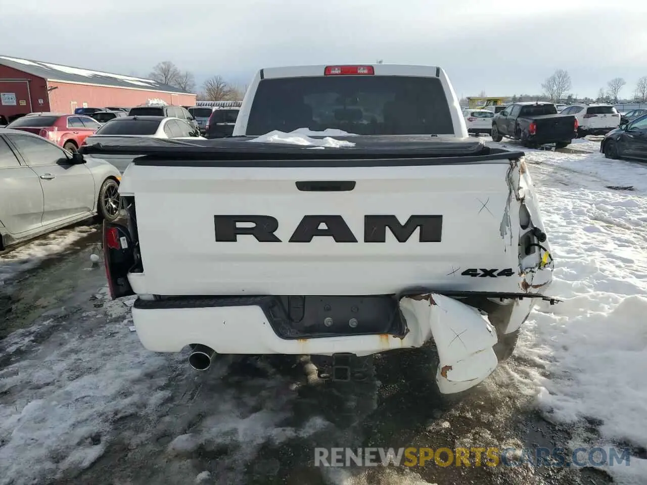 6 Photograph of a damaged car 3C6RR7KT2MG513448 RAM 1500 2021