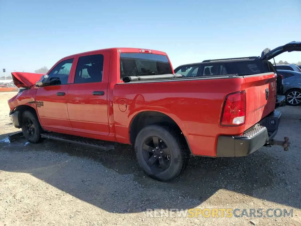 2 Photograph of a damaged car 3C6RR7KT7MG670456 RAM 1500 2021