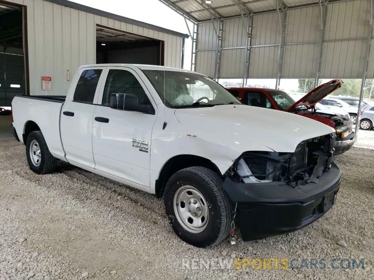 4 Photograph of a damaged car 1C6RR6FG0NS148236 RAM 1500 2022