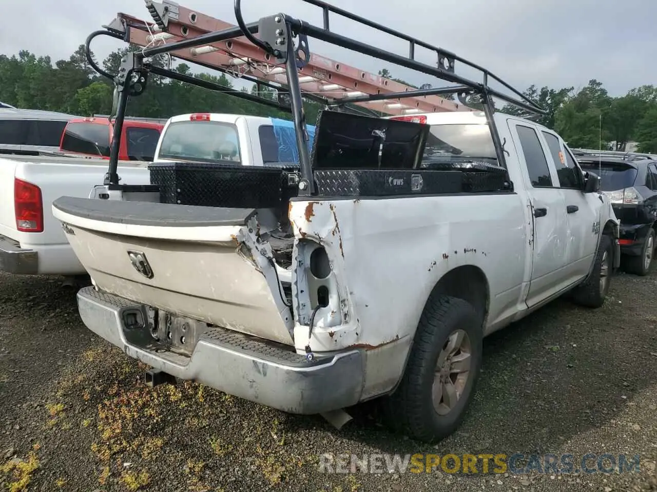 3 Photograph of a damaged car 1C6RR6FG0NS154747 RAM 1500 2022