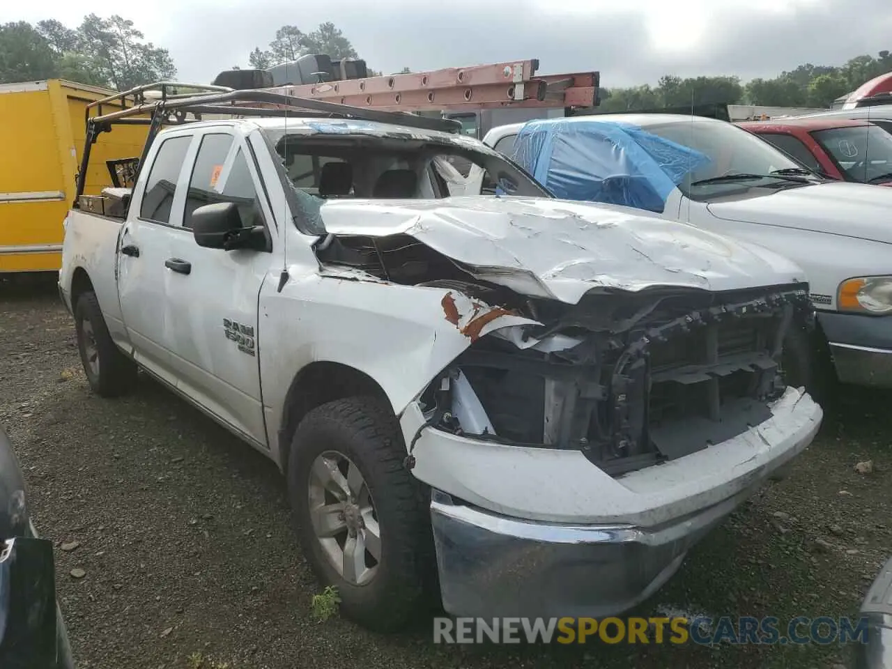 4 Photograph of a damaged car 1C6RR6FG0NS154747 RAM 1500 2022