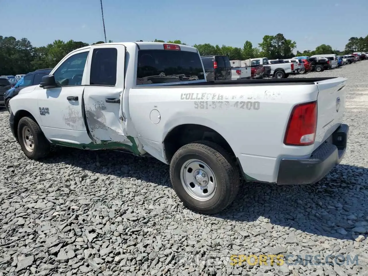 2 Photograph of a damaged car 1C6RR6FGXNS155257 RAM 1500 2022