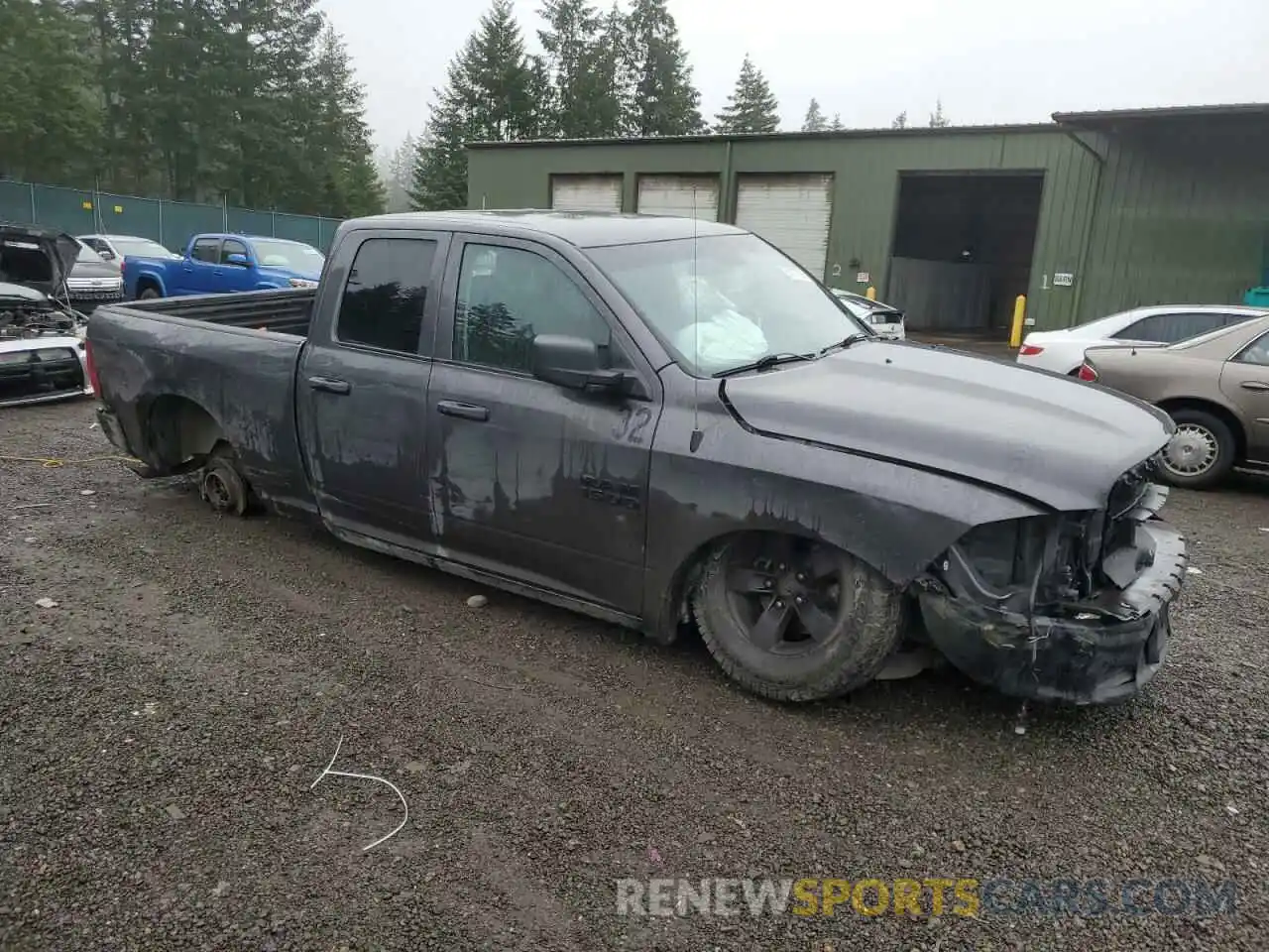 4 Photograph of a damaged car 1C6RR6FGXNS170843 RAM 1500 2022