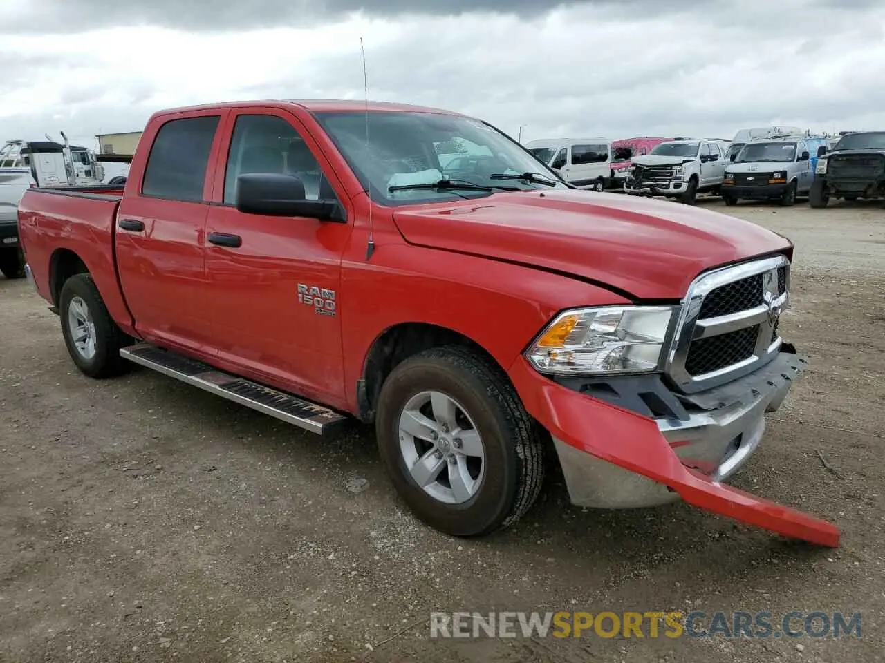 4 Photograph of a damaged car 1C6RR6LG3NS198097 RAM 1500 2022