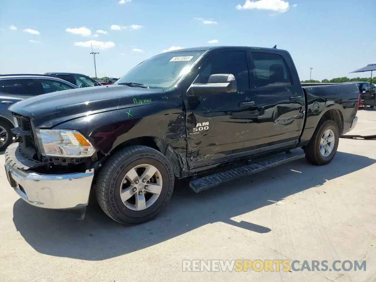 1 Photograph of a damaged car 1C6RR6LG7NS235104 RAM 1500 2022